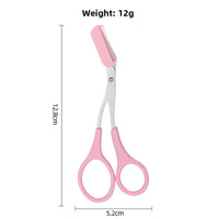 Eyebrow Trimming Scissors with Comb