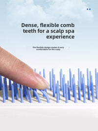 Massage comb is small and easy to clean