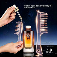 Red Light Electric Scalp Massager Comb with Essential Oil Applicator